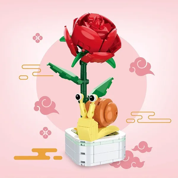 DIY_Rose_&_Snail_Building_Block_Kit