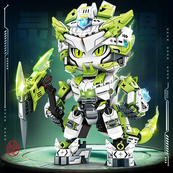 DIY_Zodiac_Snake_Mecha_Building_Block_Set_–_553_Pieces