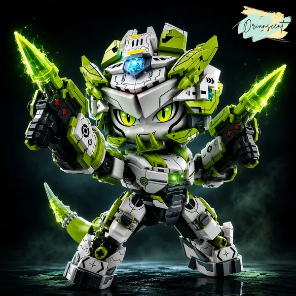 DIY_Zodiac_Snake_Mecha_Building_Block_Set_–_553_Pieces