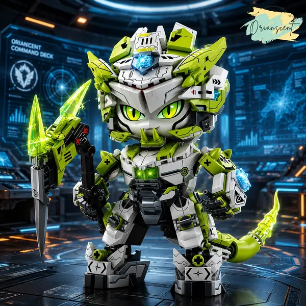 DIY_Zodiac_Snake_Mecha_Building_Block_Set_–_553_Pieces