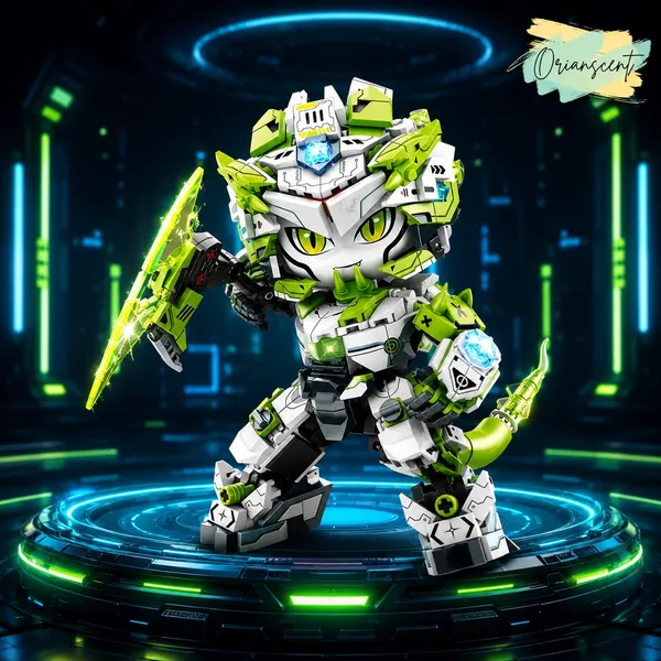 DIY_Zodiac_Snake_Mecha_Building_Block_Set_–_553_Pieces