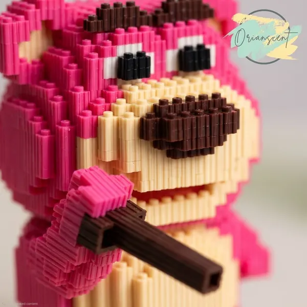 DIY_Micro_Building_Blocks_–_Pink_Bear_Collectible_Figure