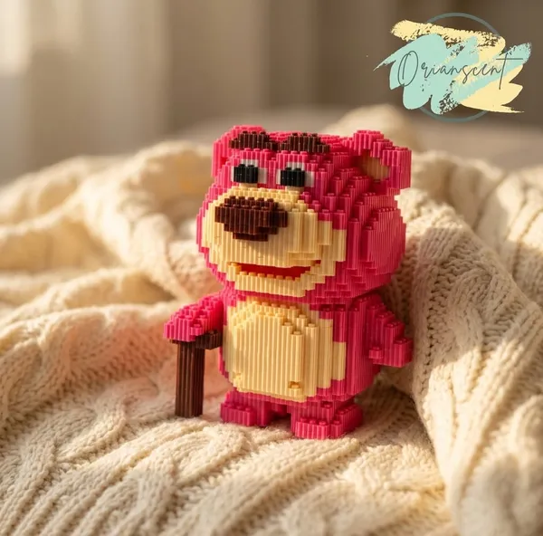 DIY_Micro_Building_Blocks_–_Pink_Bear_Collectible_Figure