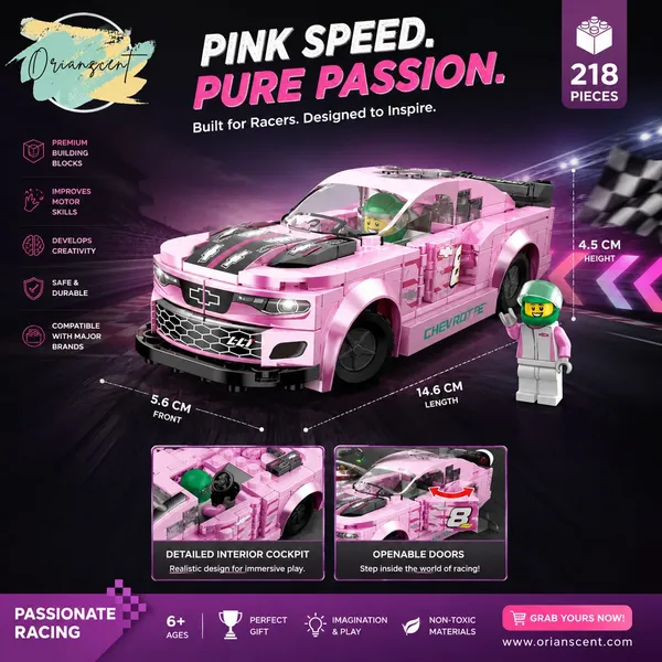Jumbo_Pink_Racing_Sports_Car_Building_Blocks_Set_(218_Pieces)