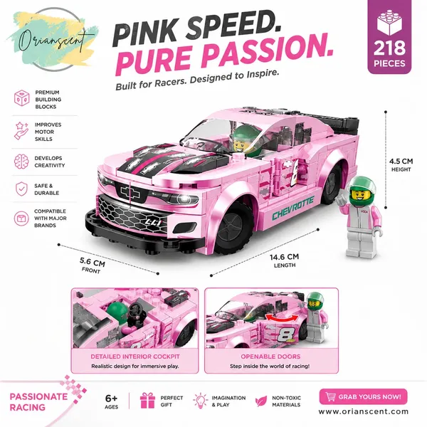 Jumbo_Pink_Racing_Sports_Car_Building_Blocks_Set_(218_Pieces)