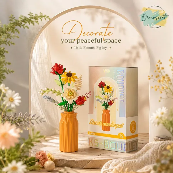 DIY_Flower_Bouquet_Building_Block_Set_with_Vase_–_Creative_Home_Décor_(283_Pcs)