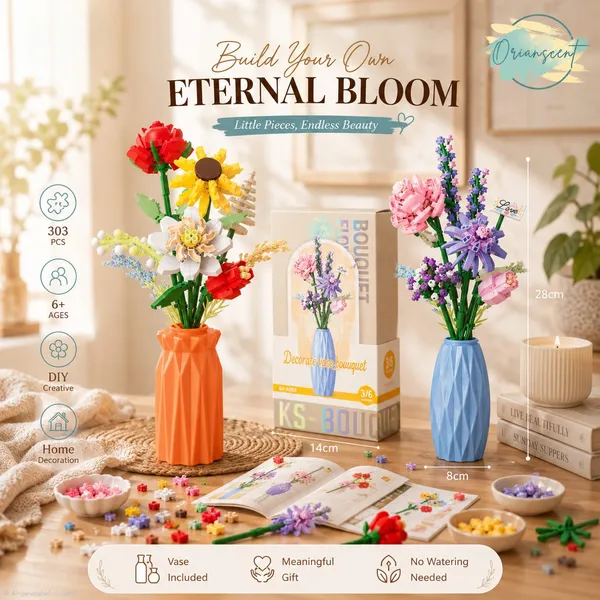 DIY_Flower_Bouquet_Building_Block_Set_with_Vase_–_Creative_Home_Décor_(283_Pcs)