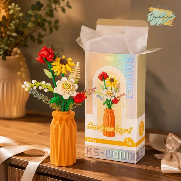 DIY_Flower_Bouquet_Building_Block_Set_with_Vase_–_Creative_Home_Décor_(283_Pcs)