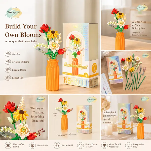 DIY_Flower_Bouquet_Building_Block_Set_with_Vase_–_Creative_Home_Décor_(283_Pcs)