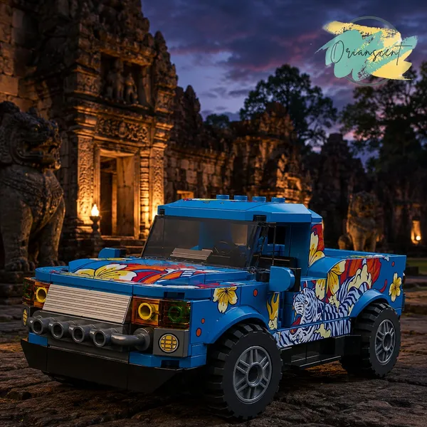 Thunder_Beast_4x4_Pickup_Truck_Building_Blocks_Set_–_296_Pieces