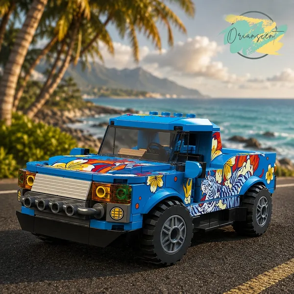 Thunder_Beast_4x4_Pickup_Truck_Building_Blocks_Set_–_296_Pieces