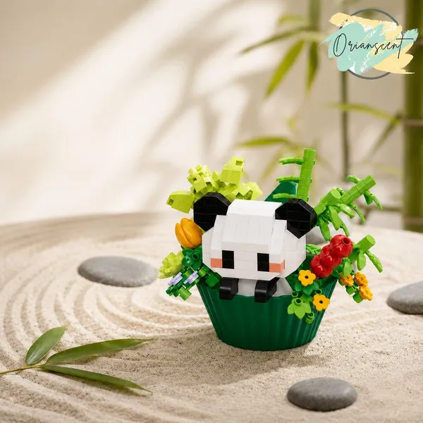 Orianscent_Building_Blocks_Panda_In_Flower_Pot_Animal_Theme_Diy_Construction_Toy_With_Display_Case_Educational_Diy_Construction_Toy_Kit_For_Kids_Creative_Animal_Building_Block_Set_Green