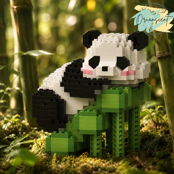 New_Playing_Panda_Building_Block_Toys_-_Climbing_Panda