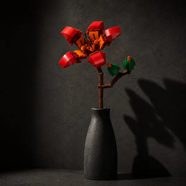 DIY_Red_Camellia_Flower_Building_Block_Set_–_109_Pieces