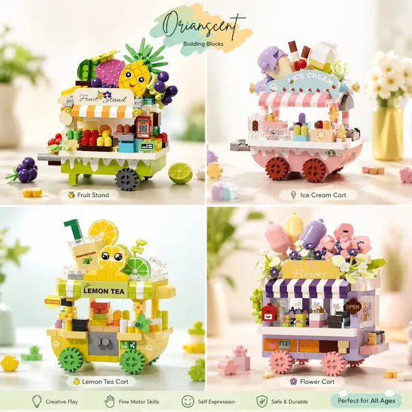 Lemon_Tea_Cart_Building_Block_Toys