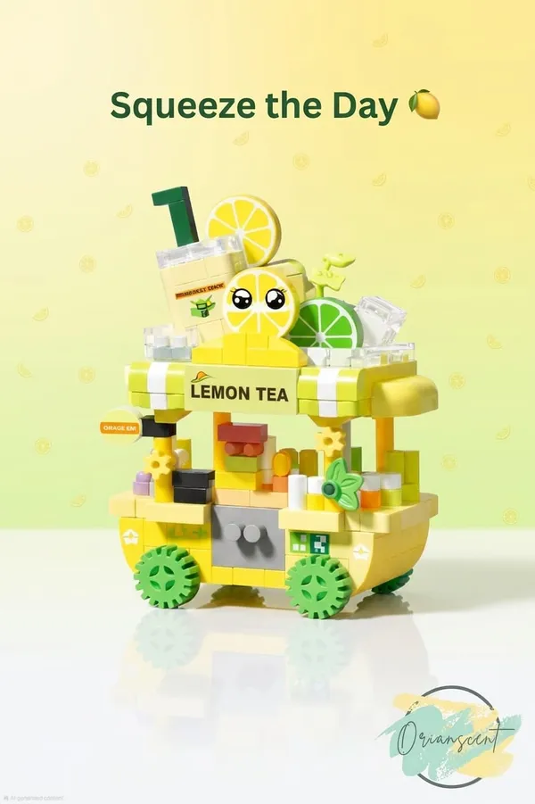 Lemon_Tea_Cart_Building_Block_Toys