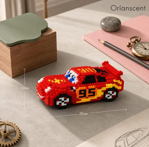 DIY_Micro_Building_Blocks_–_Lightning_Race_Car_(1031_Pieces)