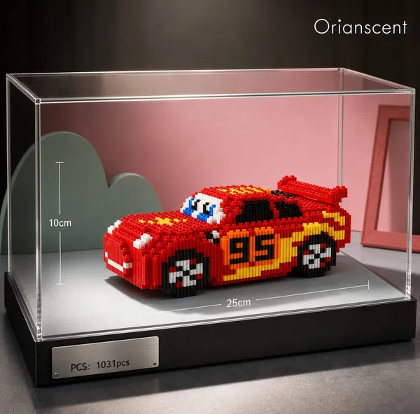 DIY_Micro_Building_Blocks_–_Lightning_Race_Car_(1031_Pieces)