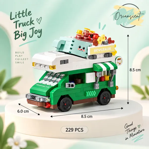 Motorhome_Building_Blocks_Set_Food_Truck_Green