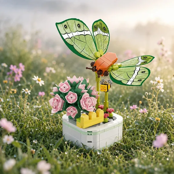 DIY_Butterfly_Garden_Building_Block_Set_(226_Pcs)
