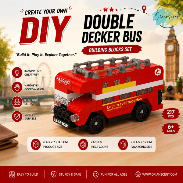 Double_Decker_Bus_Mini_Car_Building_Block_Set