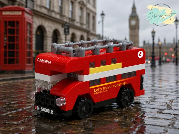 Double_Decker_Bus_Mini_Car_Building_Block_Set