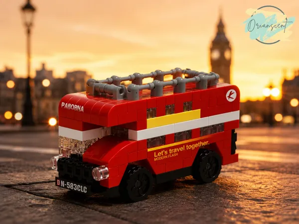 Double_Decker_Bus_Mini_Car_Building_Block_Set