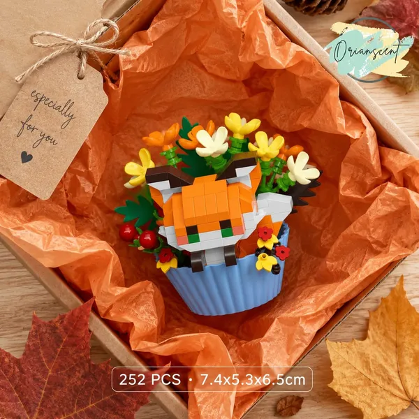 Orianscent_Building_Blocks_Panda_In_Flower_Pot_Animal_Theme_Diy_Construction_Toy_With_Display_Case_Educational_Diy_Construction_Toy_Kit_For_Kids_Creative_Animal_Building_Block_Set_Orange
