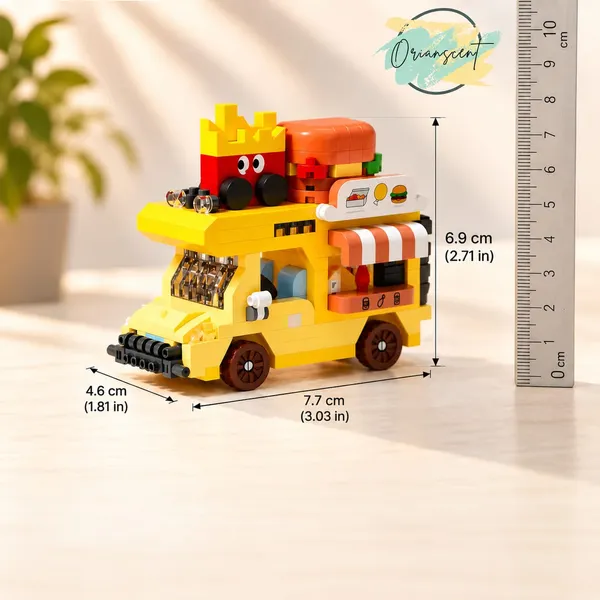 Motorhome_Building_Blocks_Set_Food_Truck_Yellow