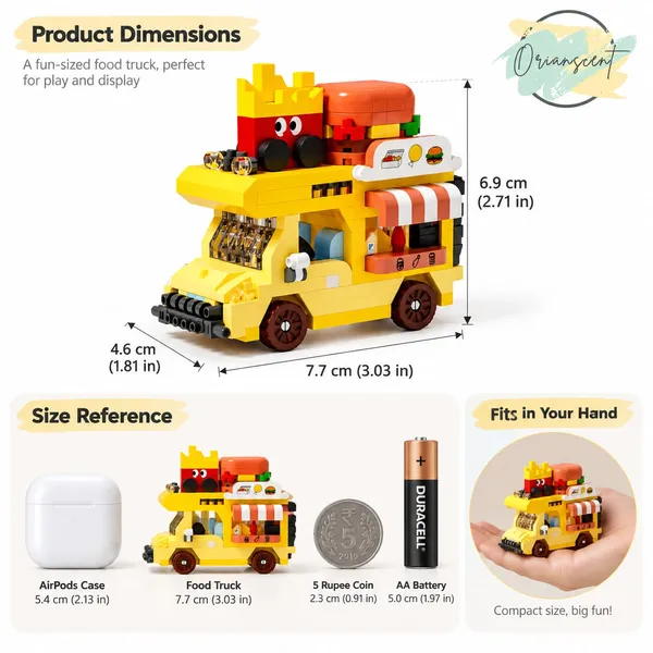 Motorhome_Building_Blocks_Set_Food_Truck_Yellow