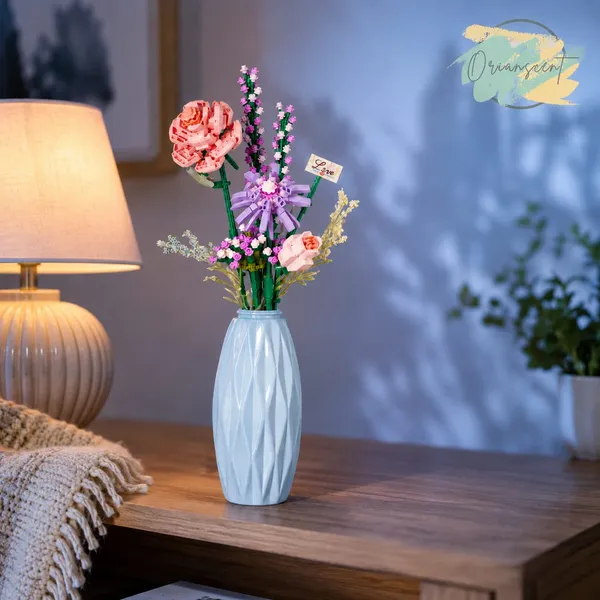 Lavender_Rose_Flower_Bouquet_Building_Block_Set_with_Vase_(303_Pcs)