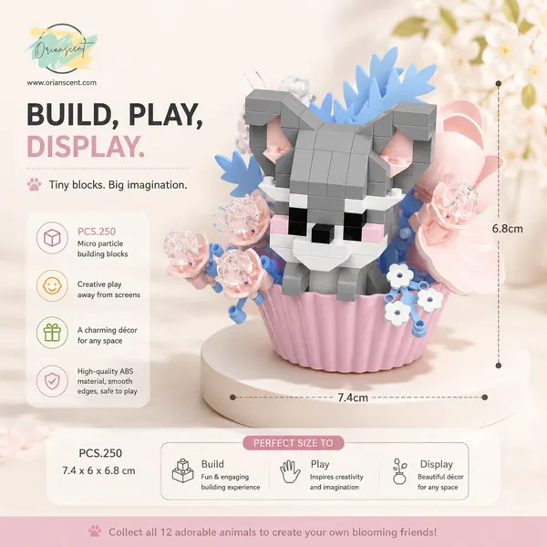 Blush_Koala_Flower_Pot_Nano_Block_Set