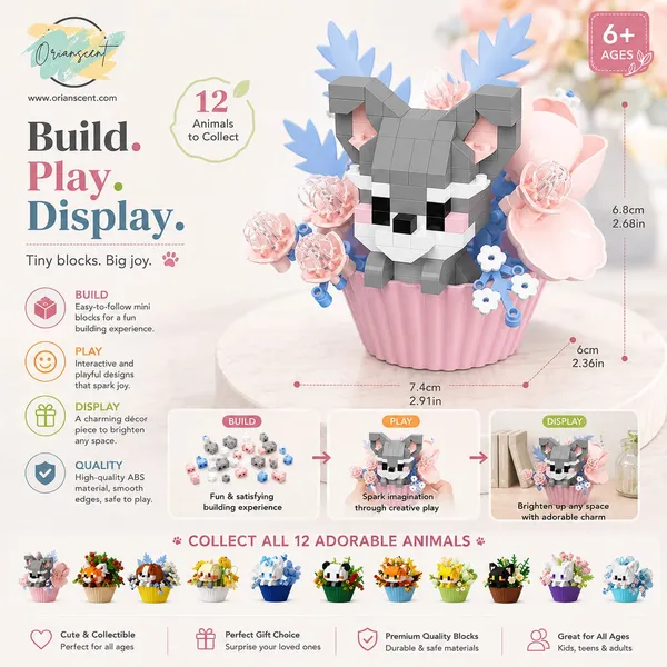 Blush_Koala_Flower_Pot_Nano_Block_Set