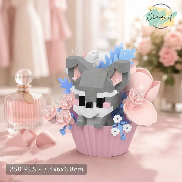 Blush_Koala_Flower_Pot_Nano_Block_Set