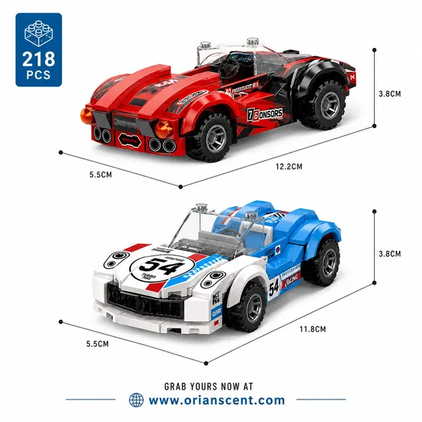 Turbo_Twin_Racers_Building_Blocks_Set_(218_Pieces)
