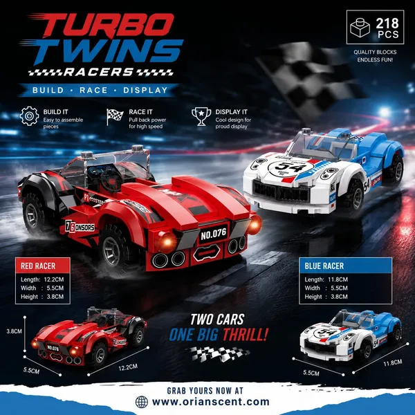 Turbo_Twin_Racers_Building_Blocks_Set_(218_Pieces)