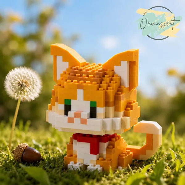 Cat_Building_Block_Toy_-_White_&_Yellow