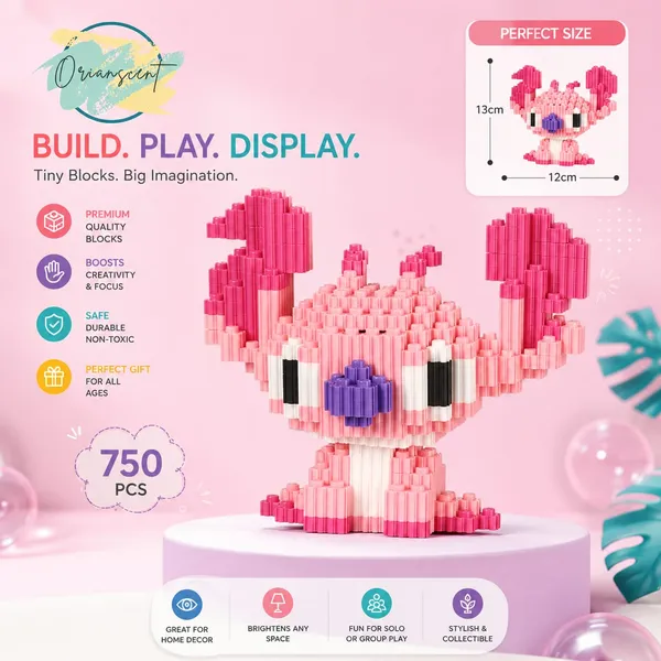 Pink_Stitch_Angel_Micro_Building_Block_Set