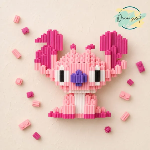 Pink_Stitch_Angel_Micro_Building_Block_Set