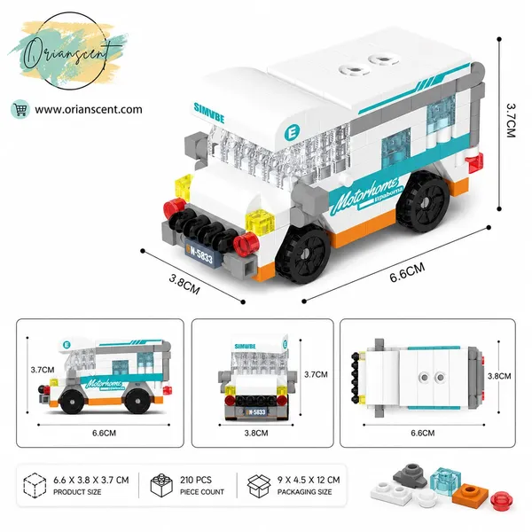 Camper_Van_Mini_Car_Building_Block_Set