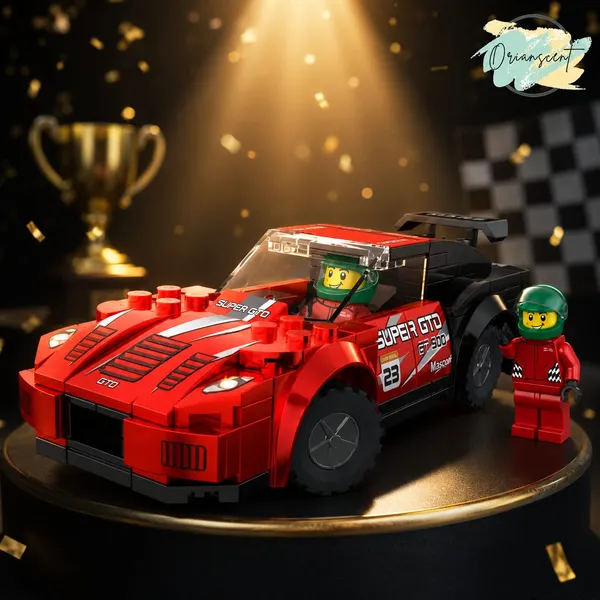 Jumbo_Red_GT_Racing_Car_Building_Blocks_Set_(151_Pieces)