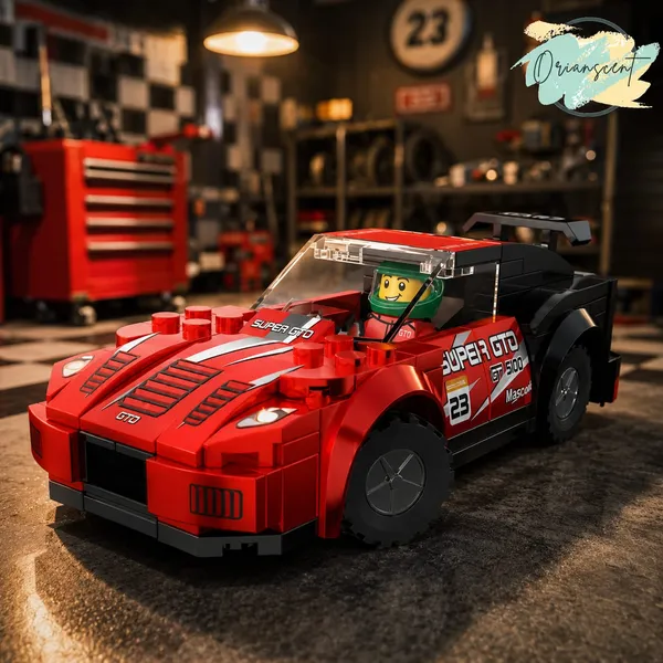 Jumbo_Red_GT_Racing_Car_Building_Blocks_Set_(151_Pieces)