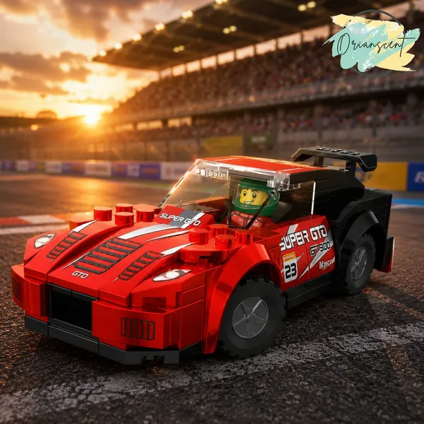 Jumbo_Red_GT_Racing_Car_Building_Blocks_Set_(151_Pieces)