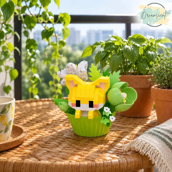 Citrus_Shiba_Flower_Pot_Nano_Block_Set