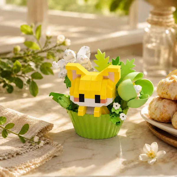 Citrus_Shiba_Flower_Pot_Nano_Block_Set