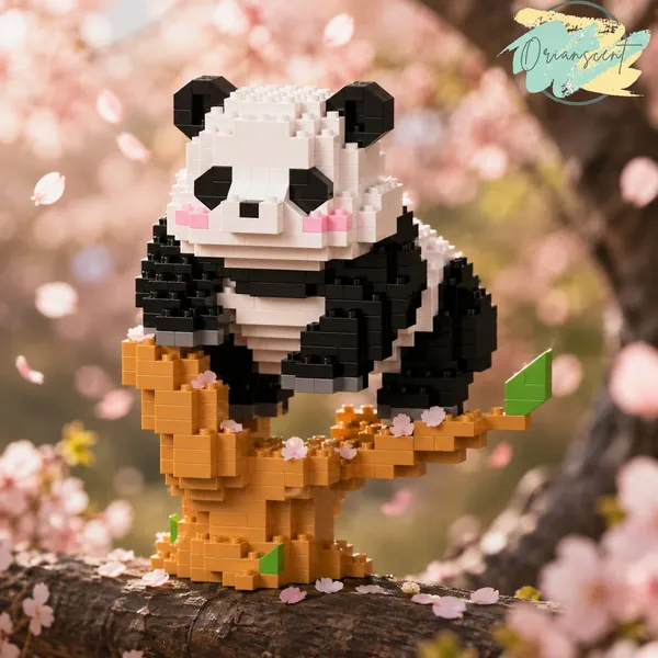 New_Playing_Panda_Building_Block_Toys_-_On_Tree