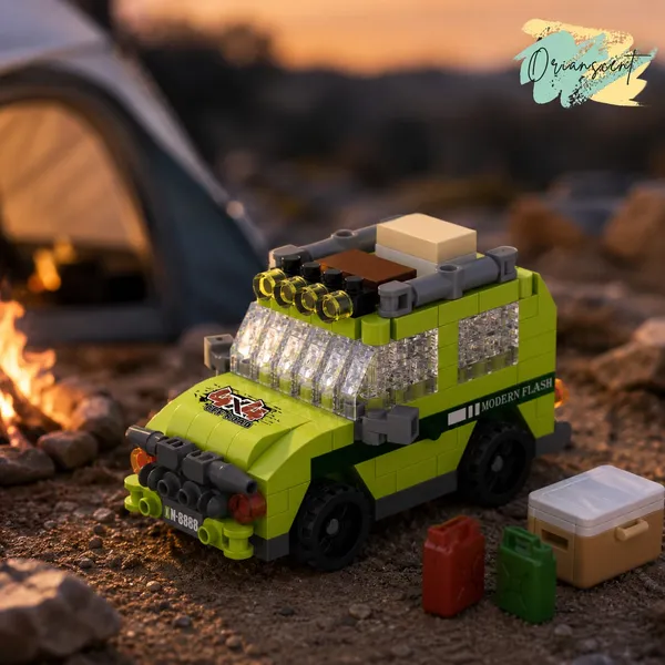 Off-Road_SUV_Mini_Car_Building_Block_Set