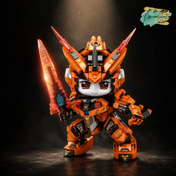 DIY_Zodiac_Horse_Mecha_Building_Block_Set_–_573_Pieces