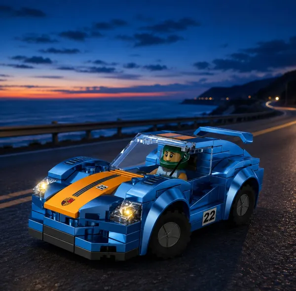 Skyline_GT_Sports_Car_Building_Blocks_Set_with_Racing_Driver_–_146_Pieces_Short_Product_Description