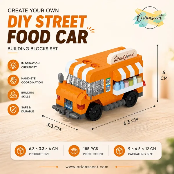 Street_Food_Truck_Mini_Car_Building_Block_Set